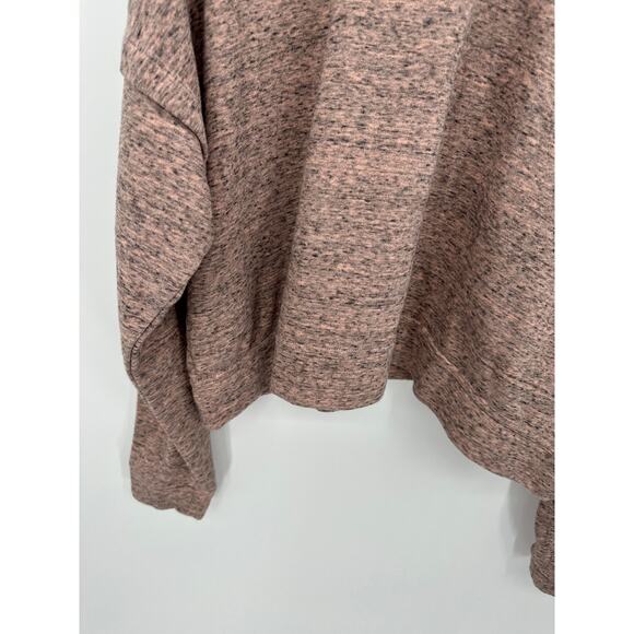 Under Armour Pink Loose Fit Quarter Zip Pullover Hoodie Women's Size Large L - Picture 3 of 9